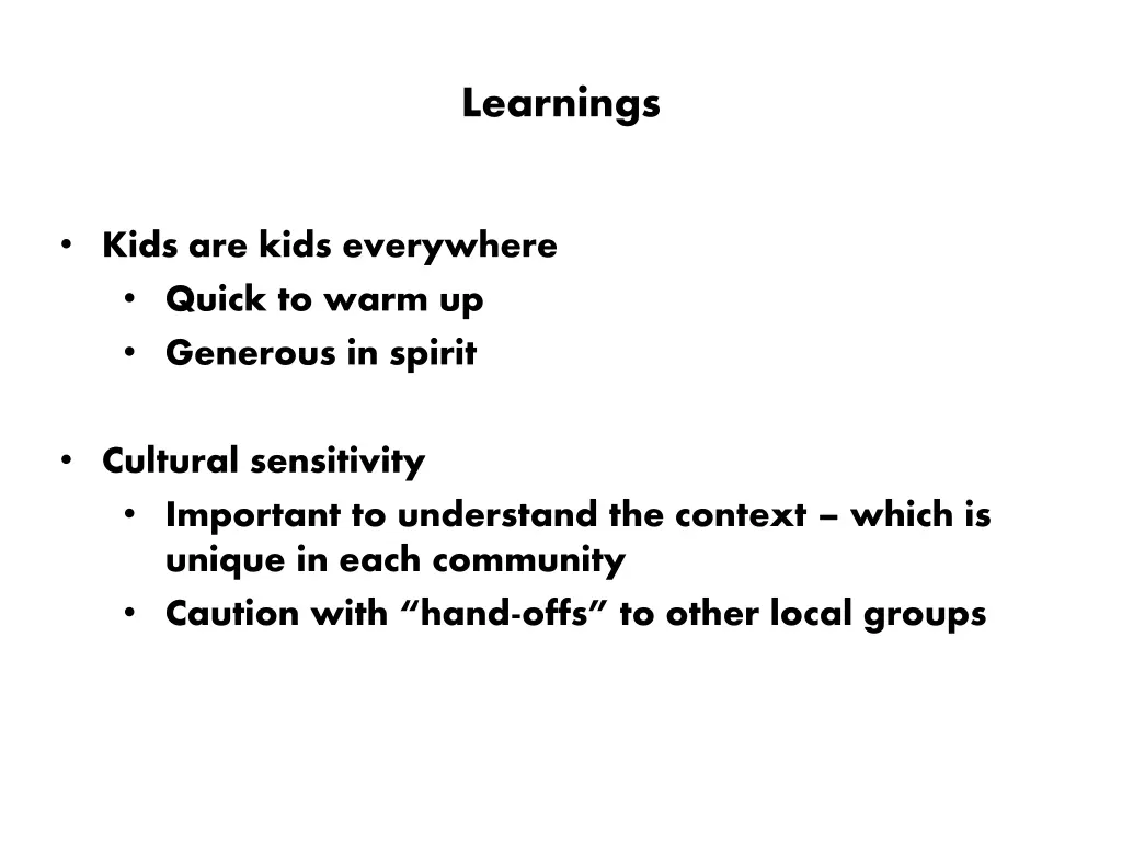 learnings 3