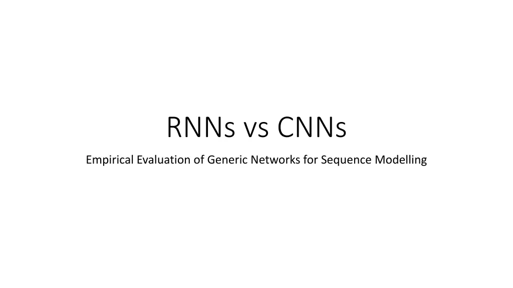 rnns vs cnns