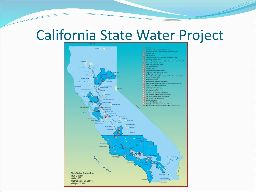 california state water project