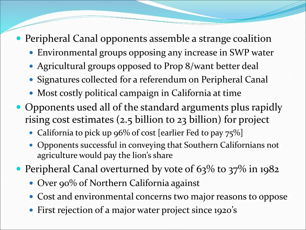 peripheral canal opponents assemble a strange