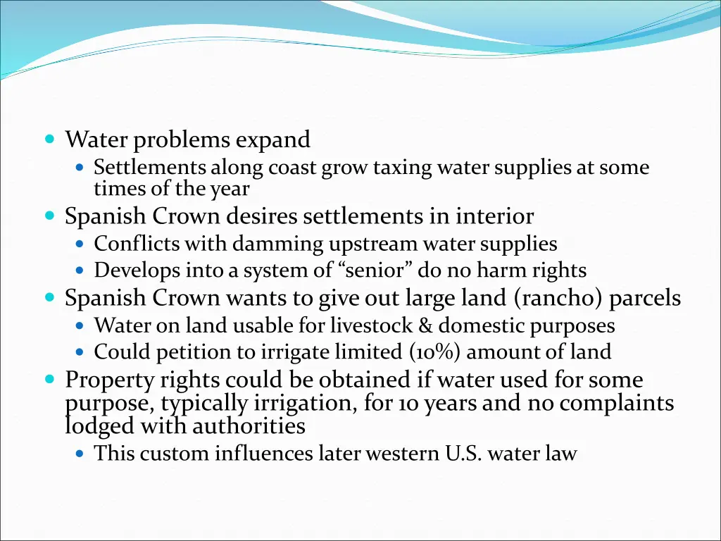 water problems expand settlements along coast