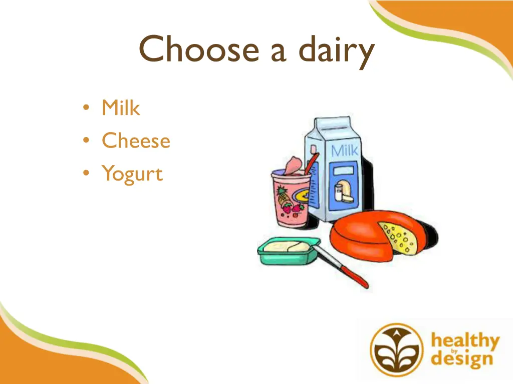 choose a dairy