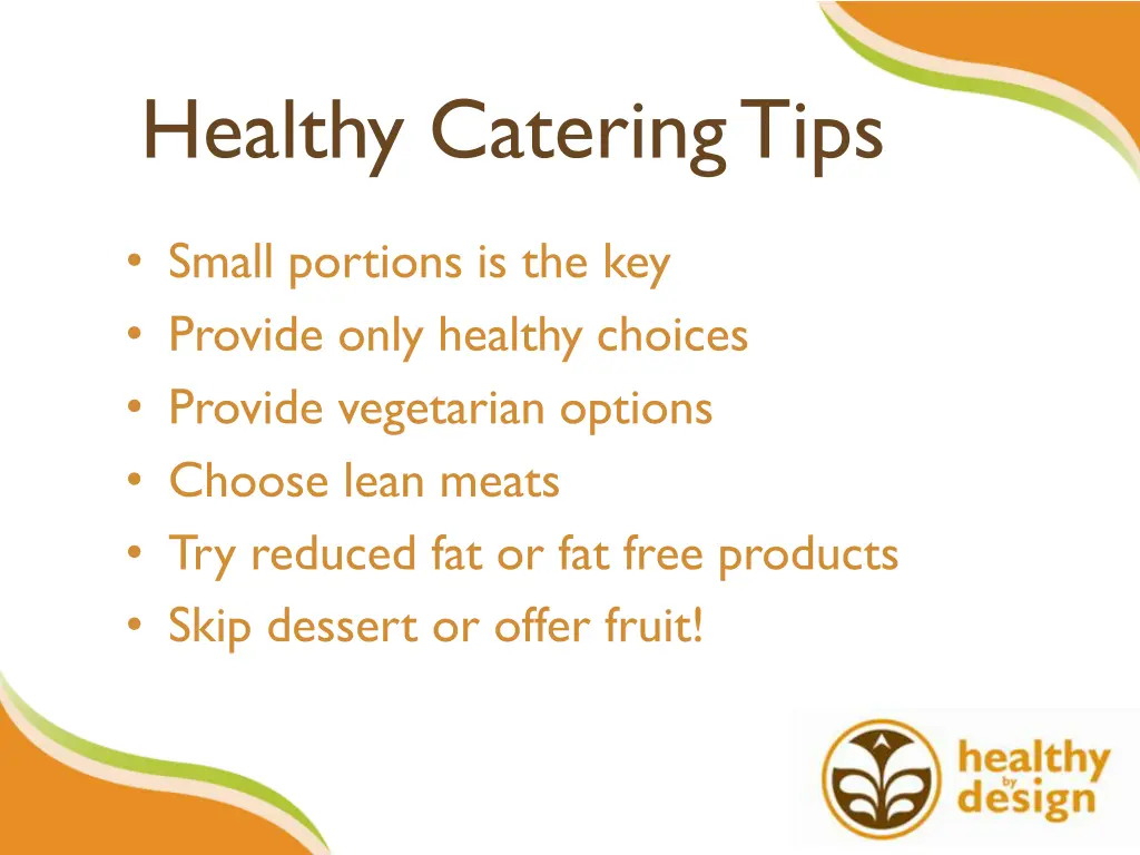 healthy catering tips 1