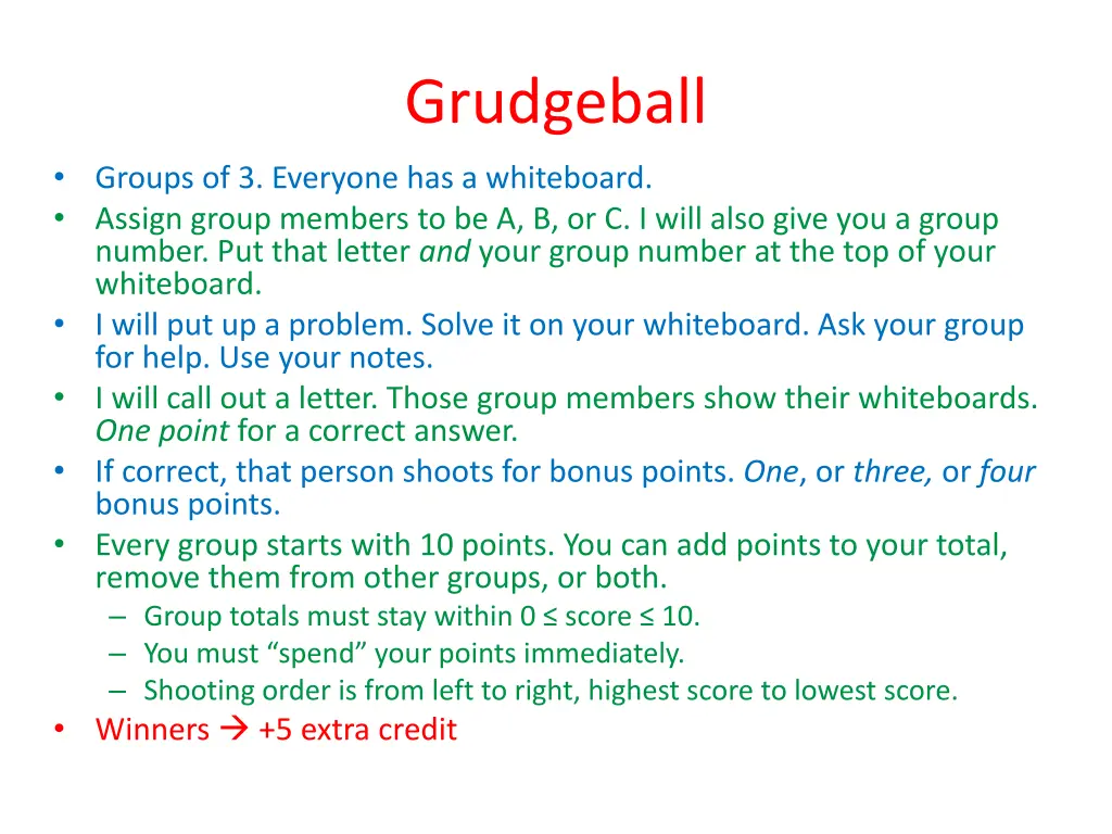 grudgeball