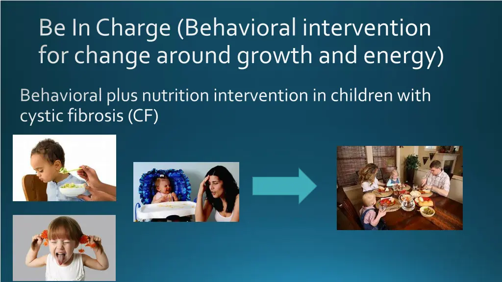 be in charge behavioral intervention for change