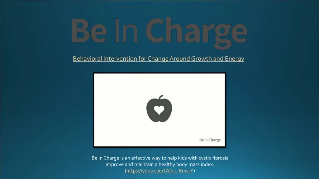 behavioral intervention for change around growth