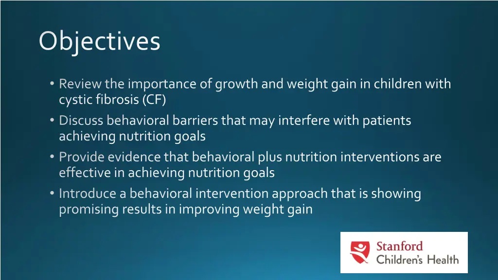 objectives