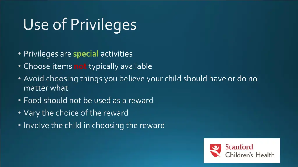 use of privileges