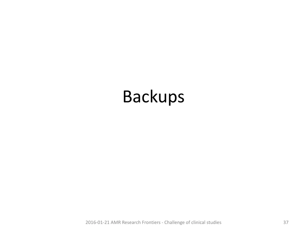 backups