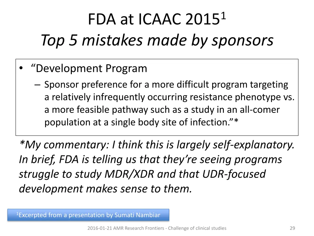 fda at icaac 2015 1 top 5 mistakes made