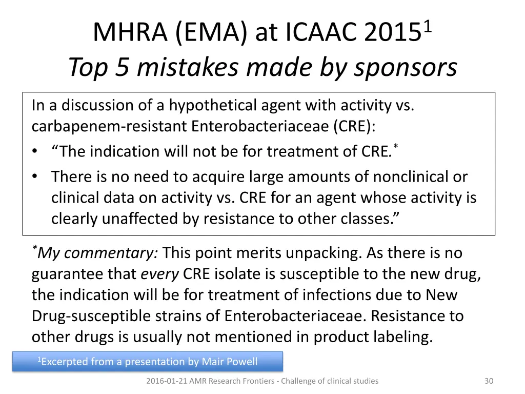 mhra ema at icaac 2015 1 top 5 mistakes made