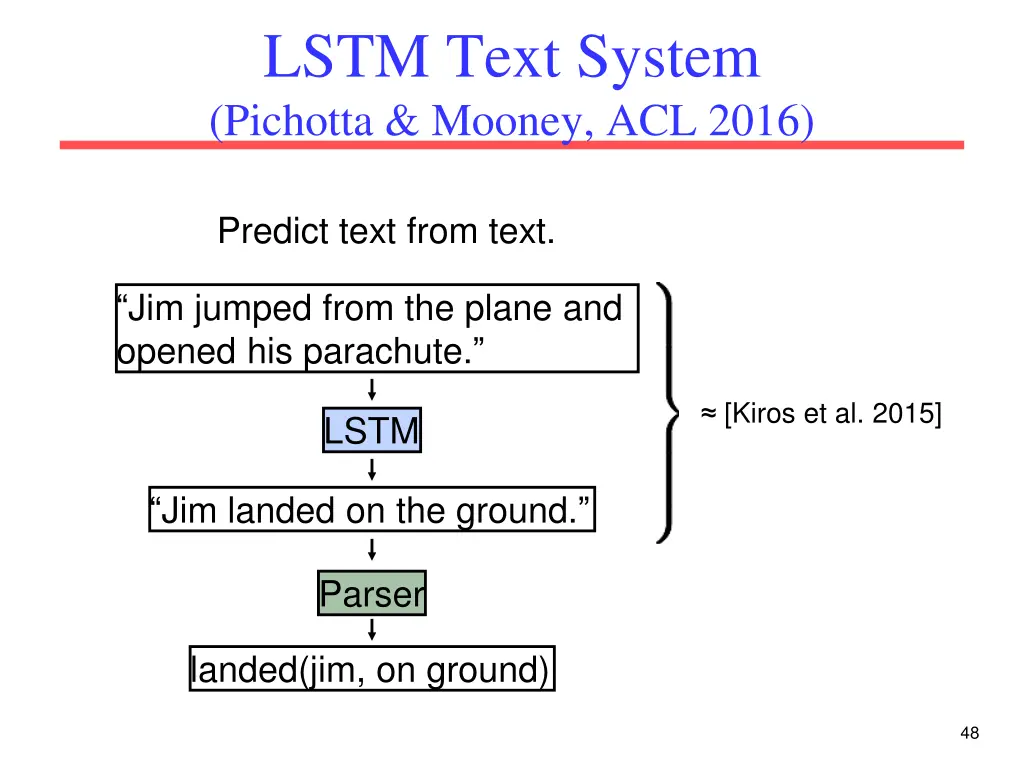 lstm text system pichotta mooney acl 2016