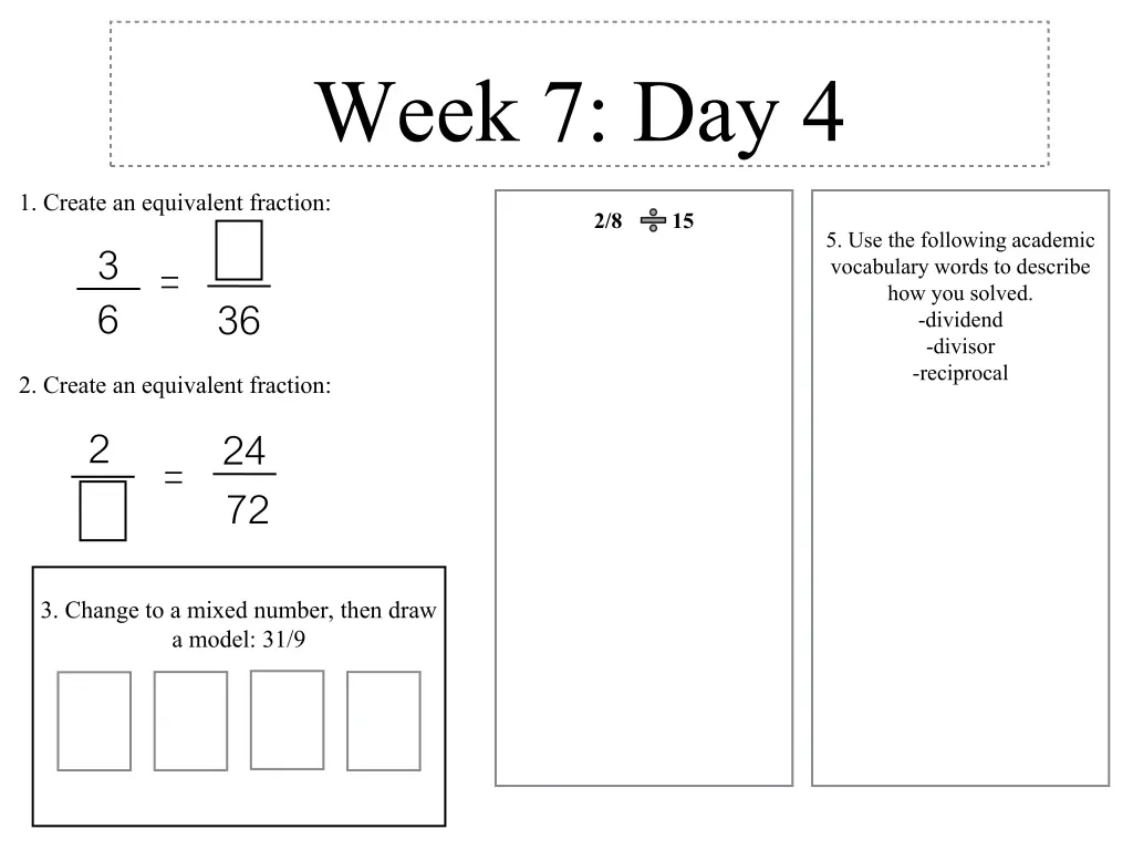 week 7 day 4