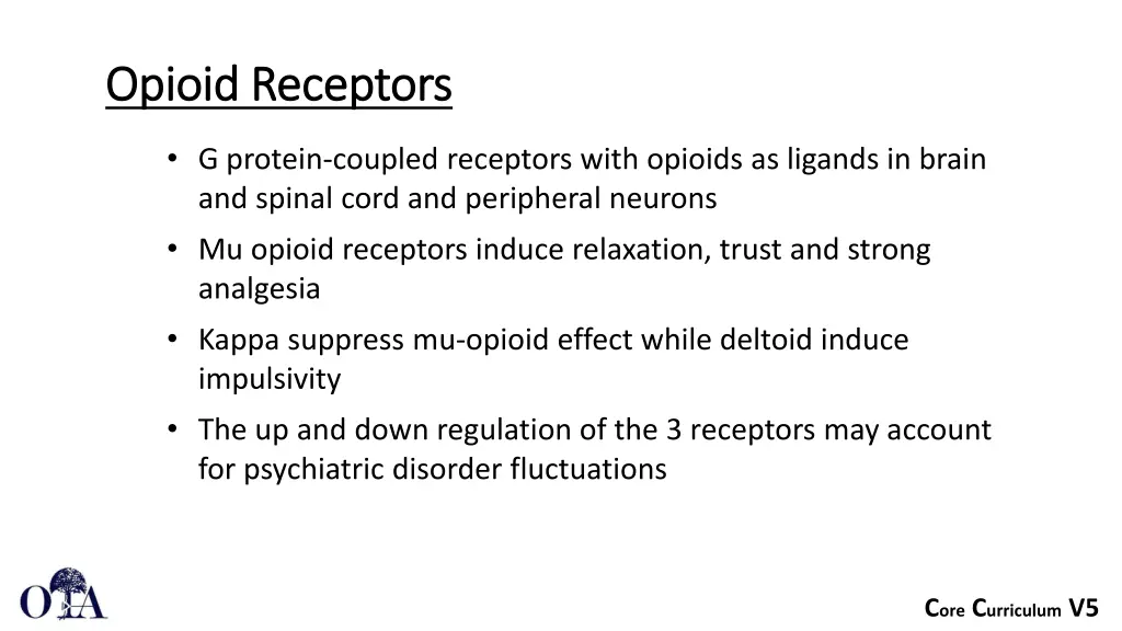 opioid receptors opioid receptors