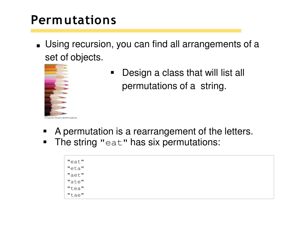 permutations