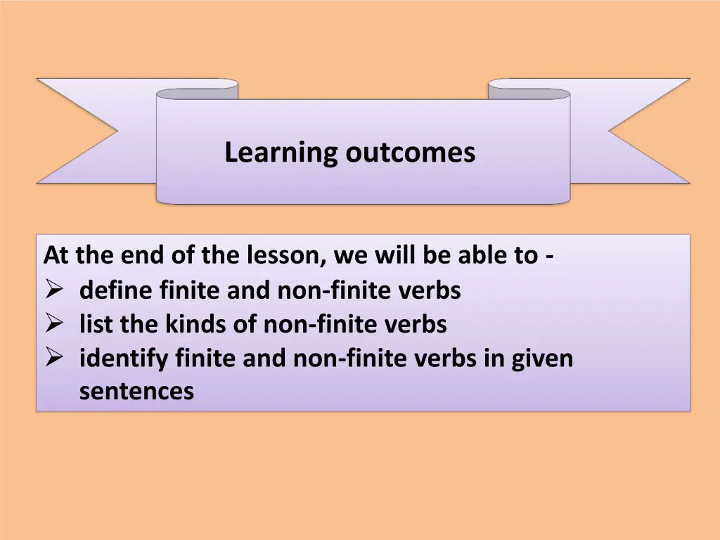 learning outcomes