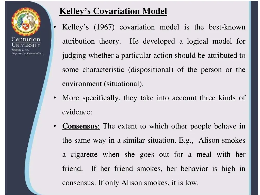 kelley s covariation model