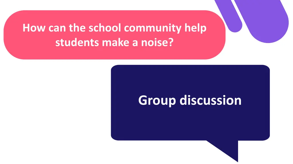 how can the school community help students make