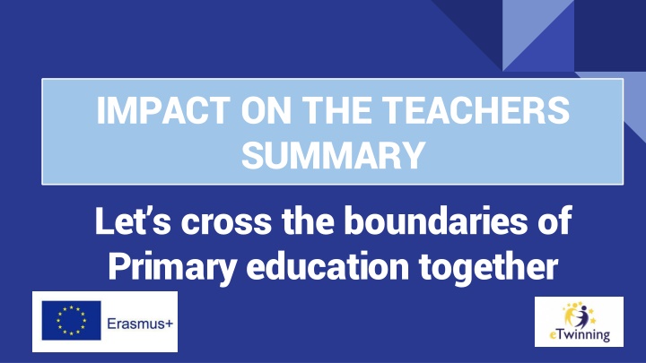 impact on the teachers summary let s cross