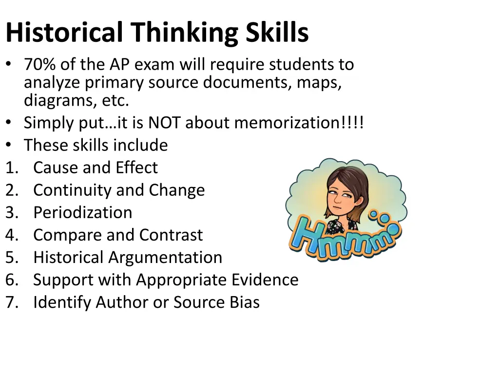 historical thinking skills