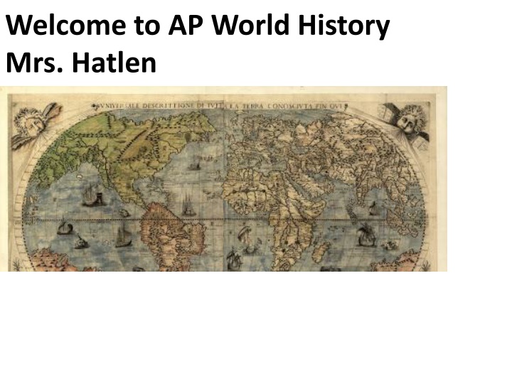 welcome to ap world history mrs hatlen