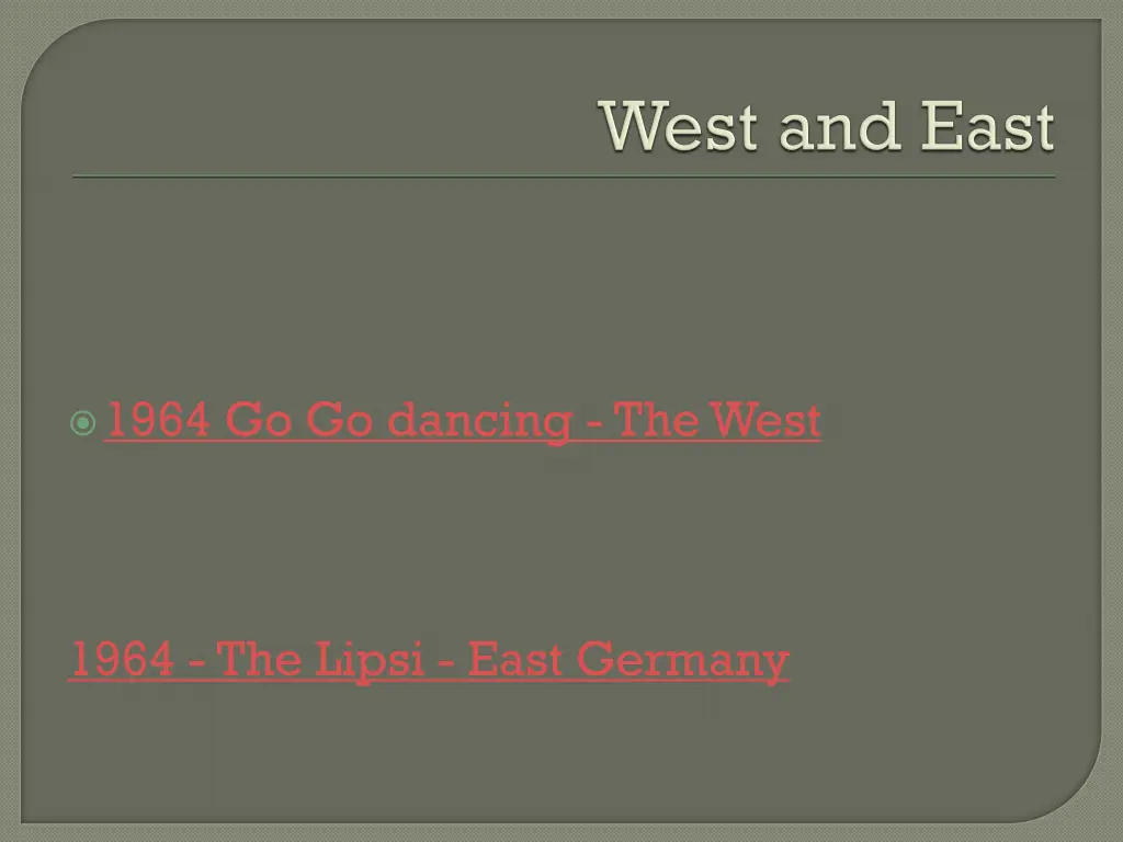 1964 go go dancing the west