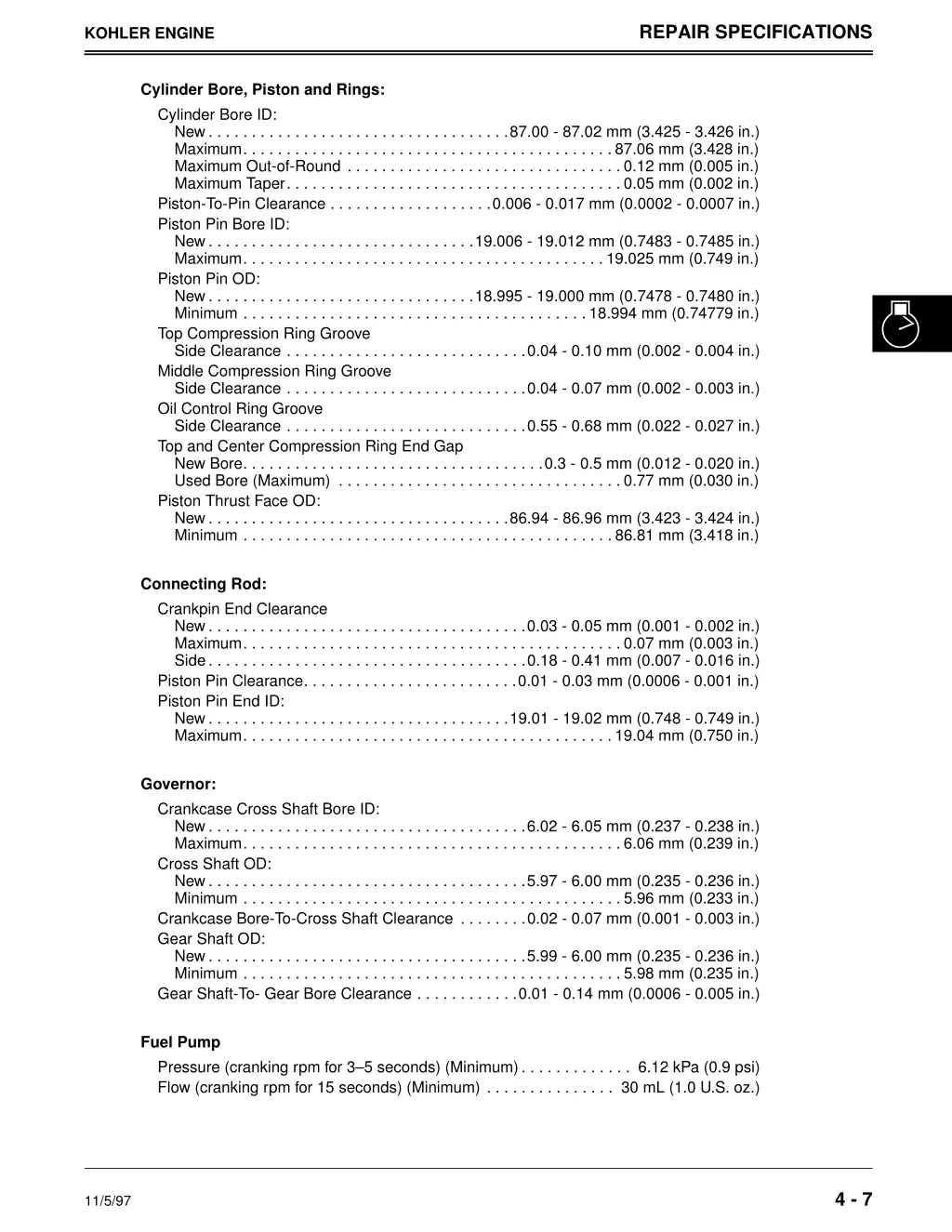 repair specifications 4