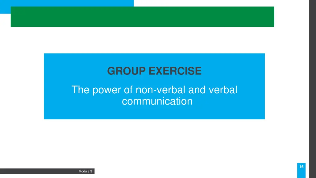 group exercise