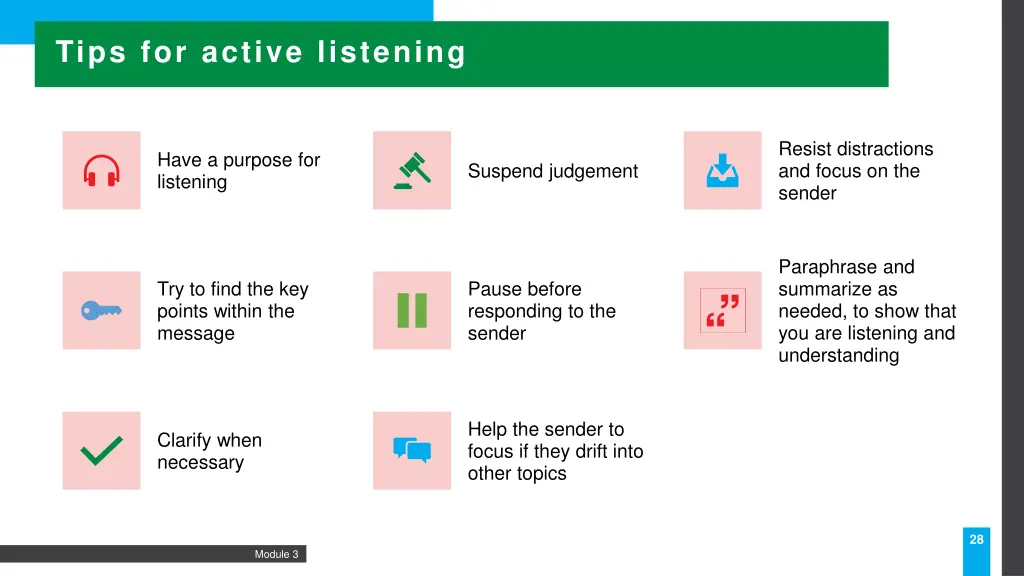 tips for active listening