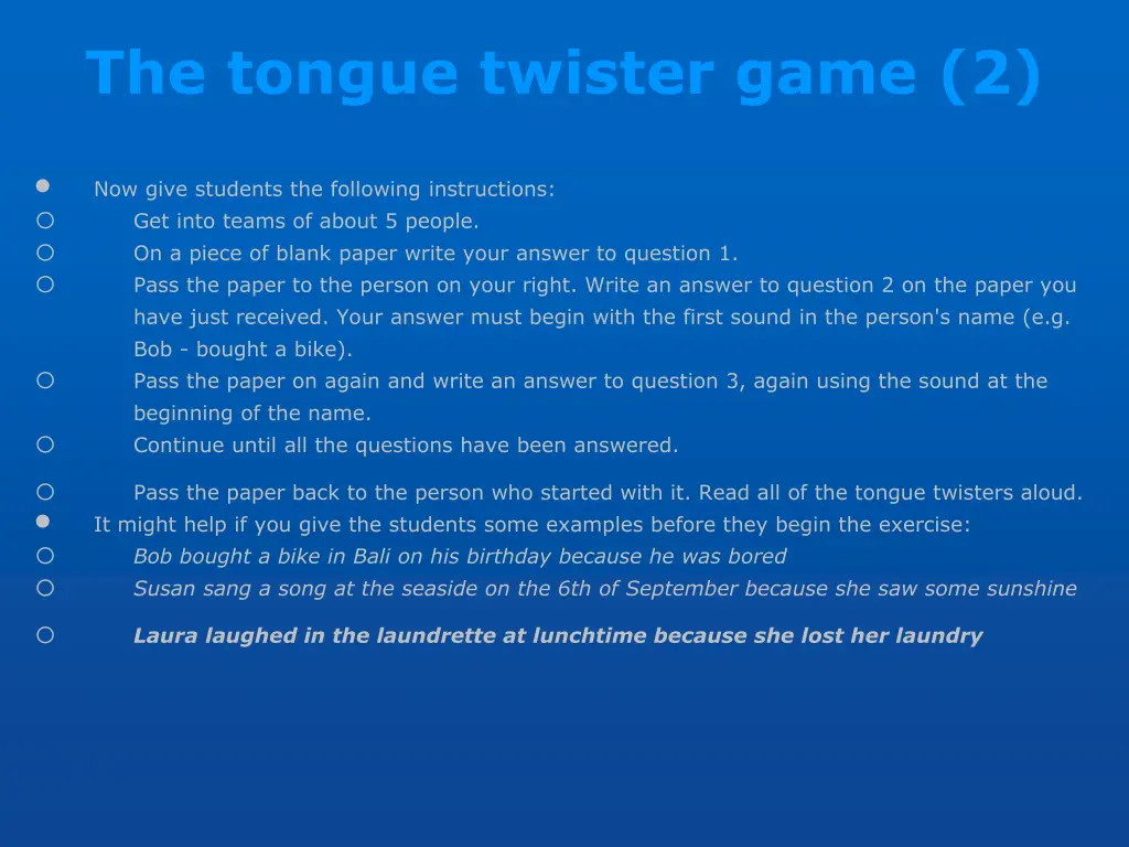 the tongue twister game 2