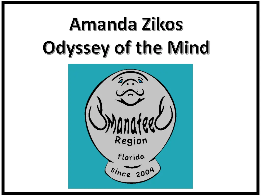 amanda zikos odyssey of the mind