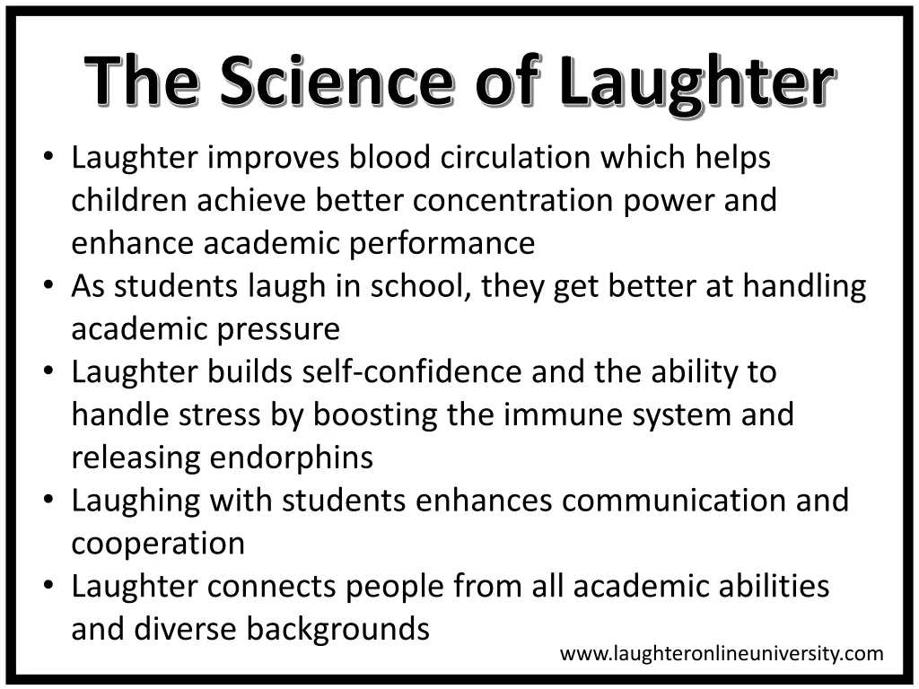 the science of laughter laughter improves blood