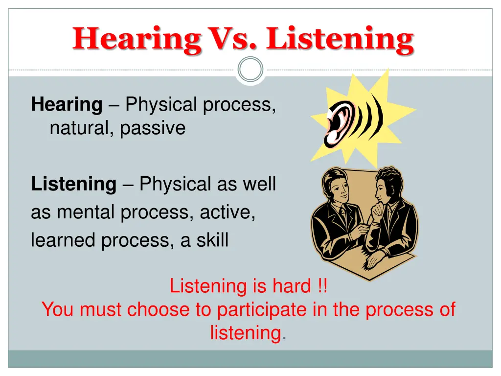 hearing vs listening