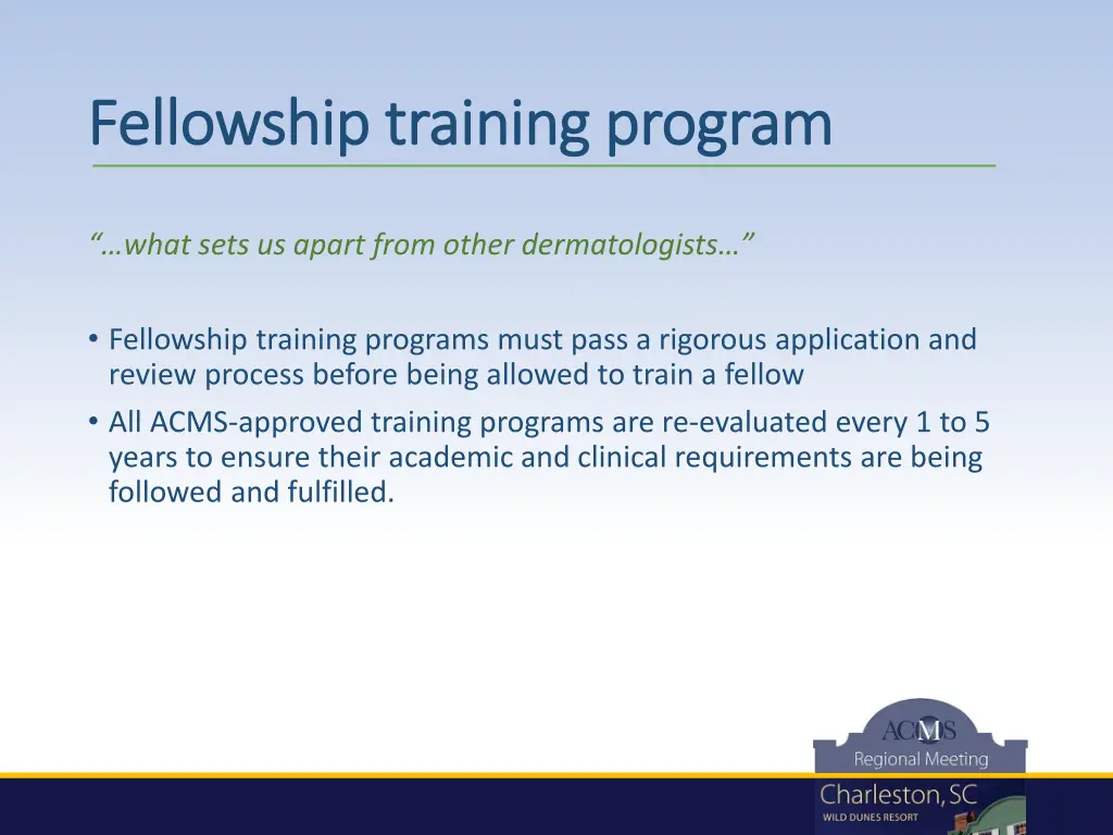 fellowship training program fellowship training