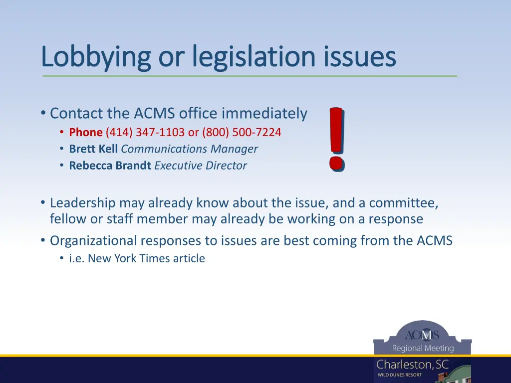 lobbying or legislation issues lobbying