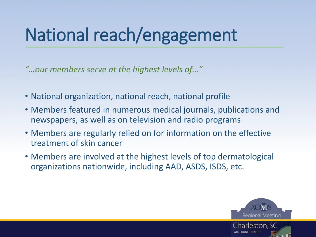 national reach engagement national reach