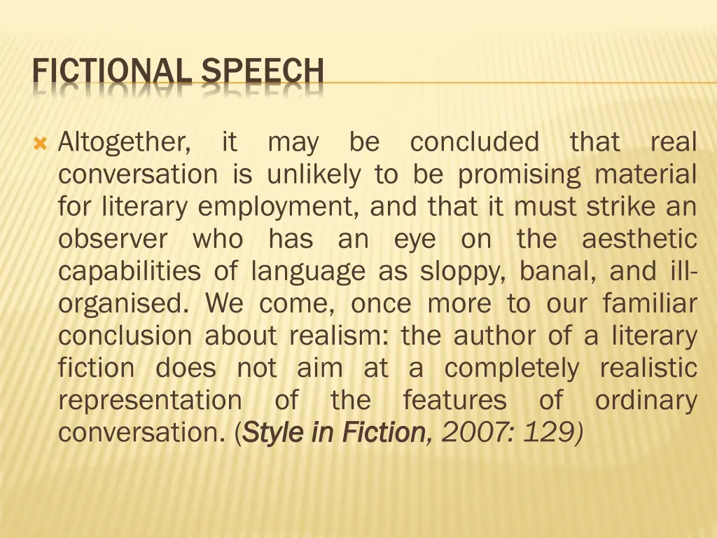 fictional speech 1