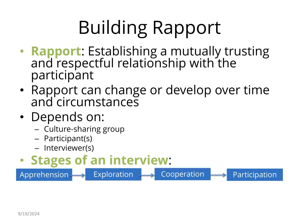 building rapport rapport establishing a mutually