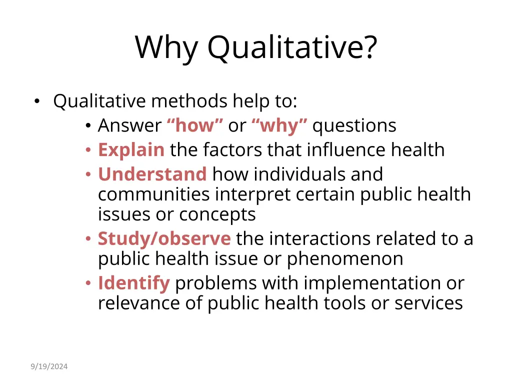 why qualitative