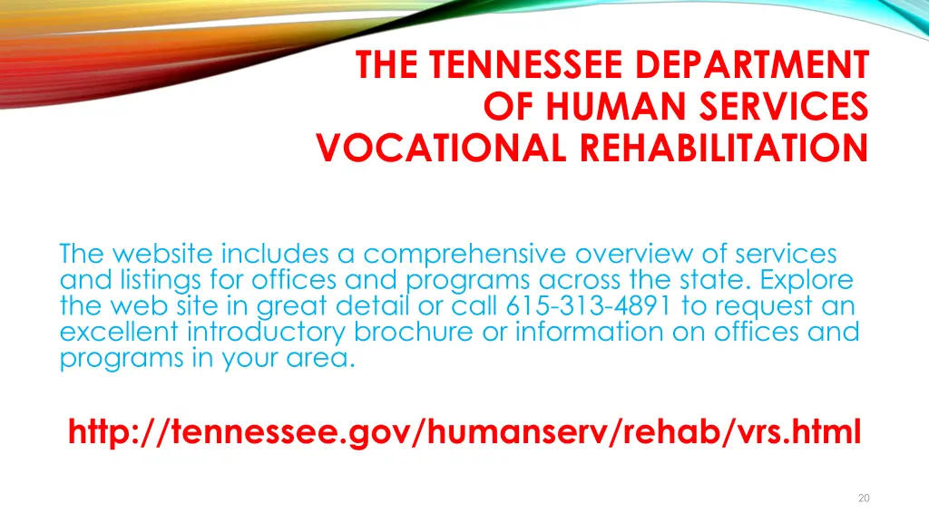 the tennessee department of human services 1