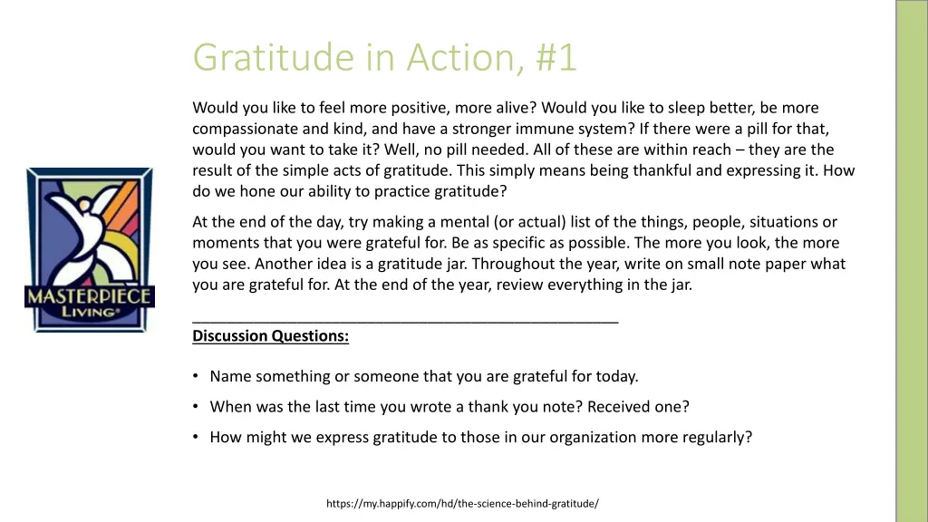 gratitude in action 1