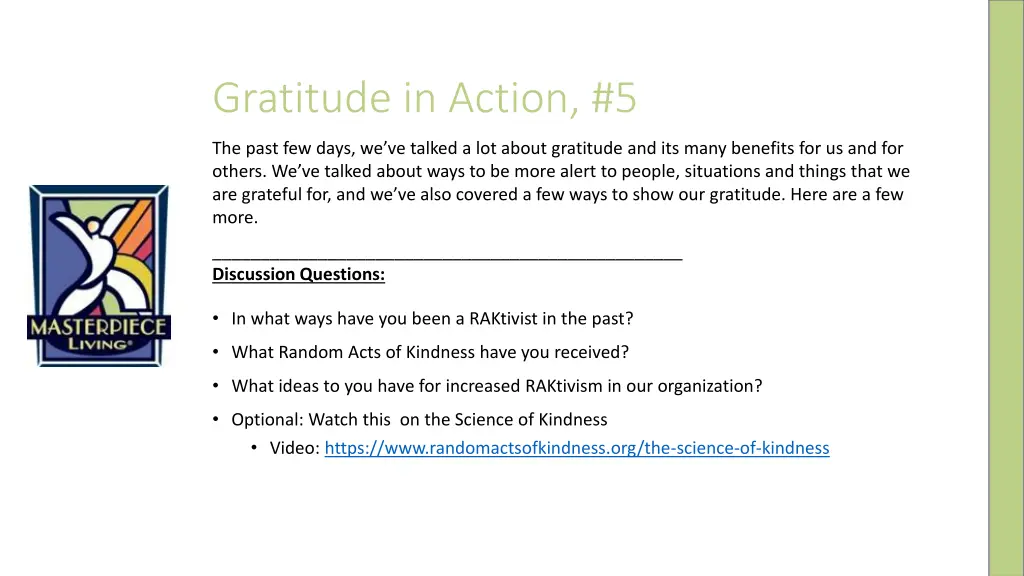 gratitude in action 5