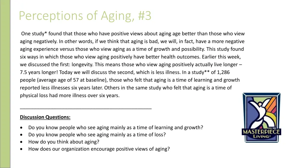 perceptions of aging 3