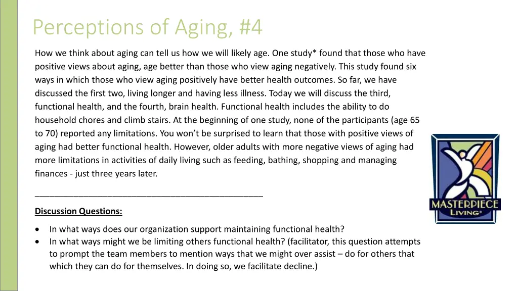 perceptions of aging 4