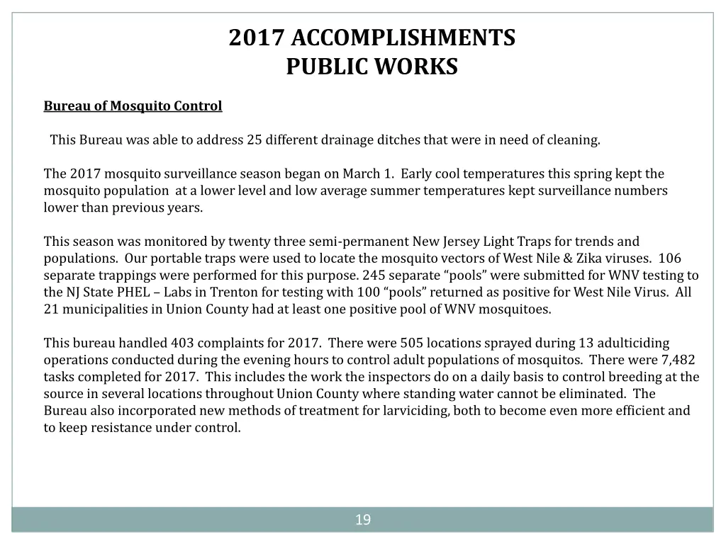 2017 accomplishments public works 1