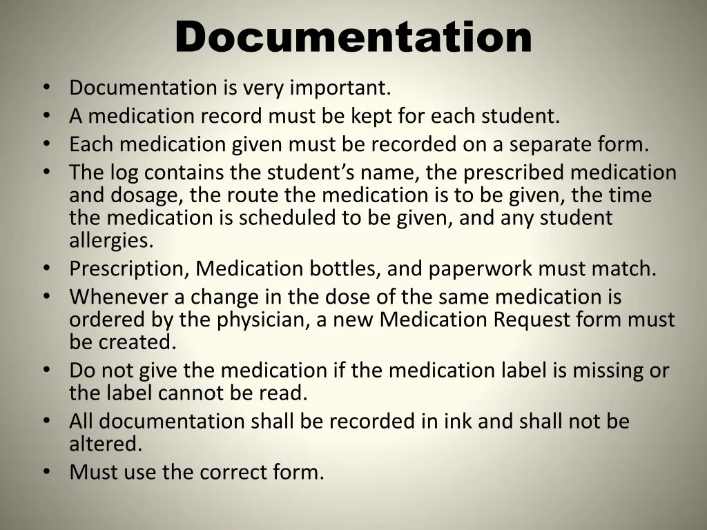 documentation documentation is very important