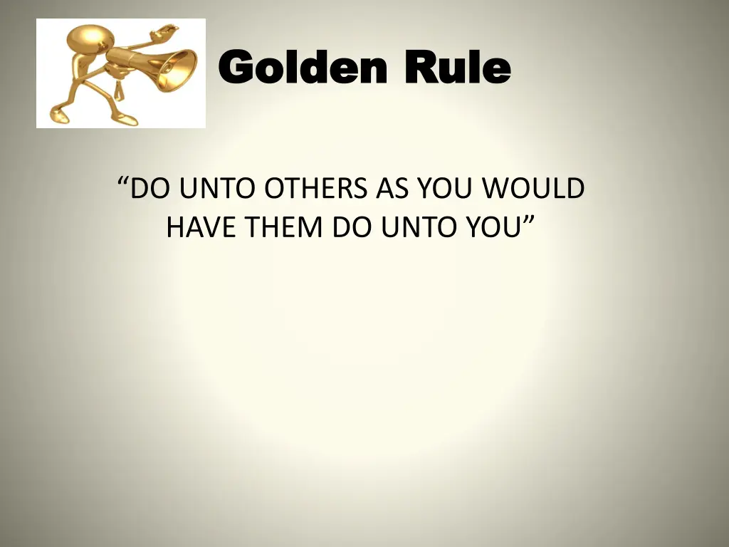 golden rule golden rule