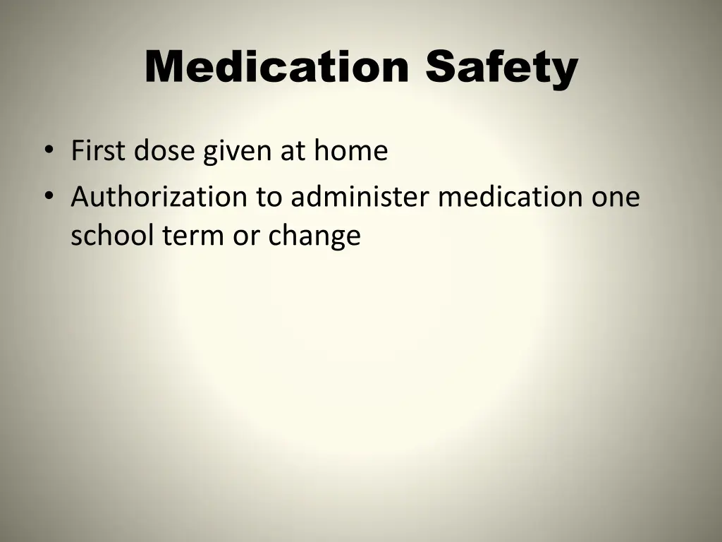 medication safety