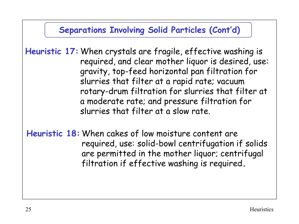 separations involving solid particles cont d 4