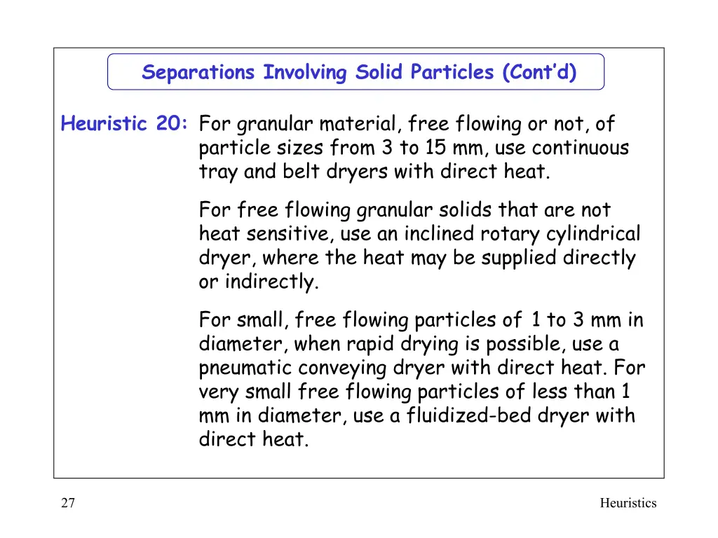 separations involving solid particles cont d 6